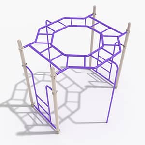 Octagon Rung Horizontal Ladder