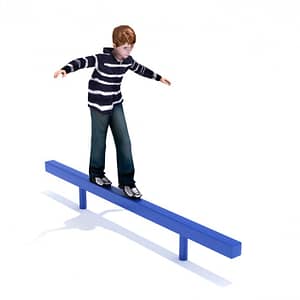 8′ Straight Balance Beam
