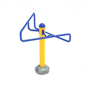Double Station Stretching Post
