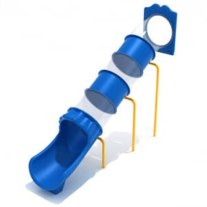 7′ Straight Tube Slide (Slide and Mounts Only)