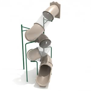 15′ Spiral Tube Slide (Slide and Mounts Only)