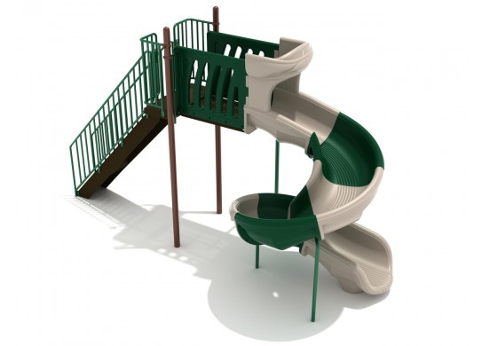 7' Sectional Spiral Slide