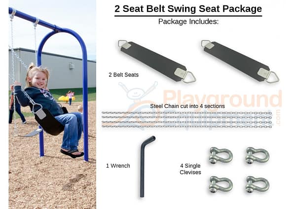 1 Bay Package Belts (7' Top Rail)