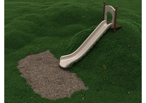 6' Single Straight Embankment Slide