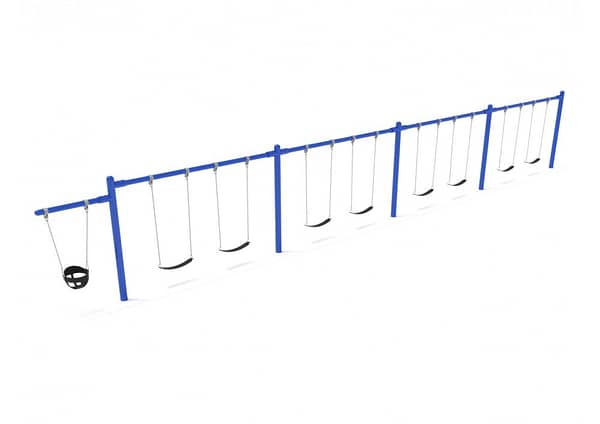 4 Bay 1 Cantilever (Frame with Hangers, 4 Bay Belt Seat Package, 1 Seat Bucket Package)