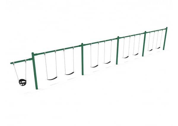 4 Bay 1 Cantilever (Frame with Hangers, 4 Bay Belt Seat Package, 1 Seat Bucket Package) - Image 2