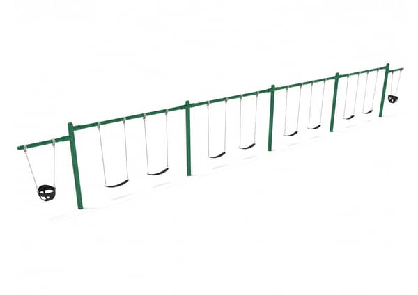 4 Bay 2 Cantilevers (Frame With Hangers, 4 Bay Belt Seat Package, 1 Bay Bucket Package) - Image 2