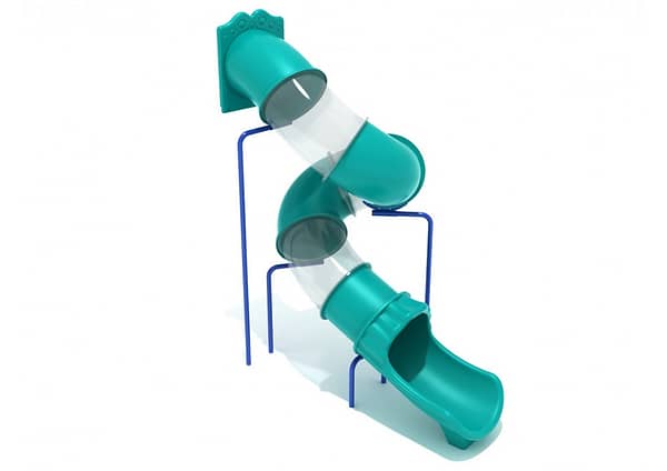 11' Spiral Tube Slide (Slide and Mounts Only)