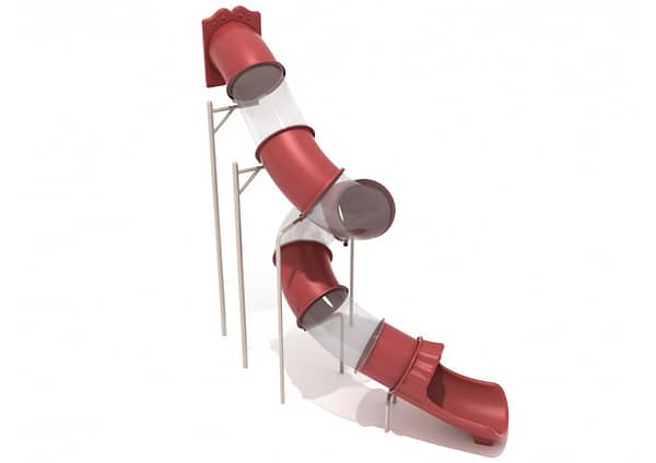 14' Spiral Tube Slide (Slide and Mounts Only)