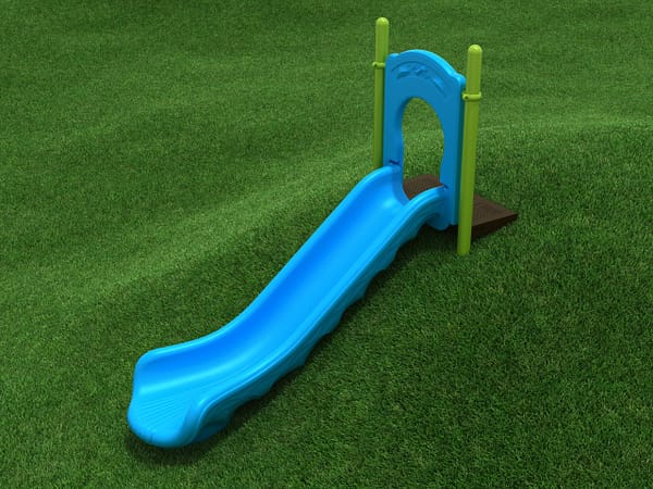 4' Single Straight Embankment Slide