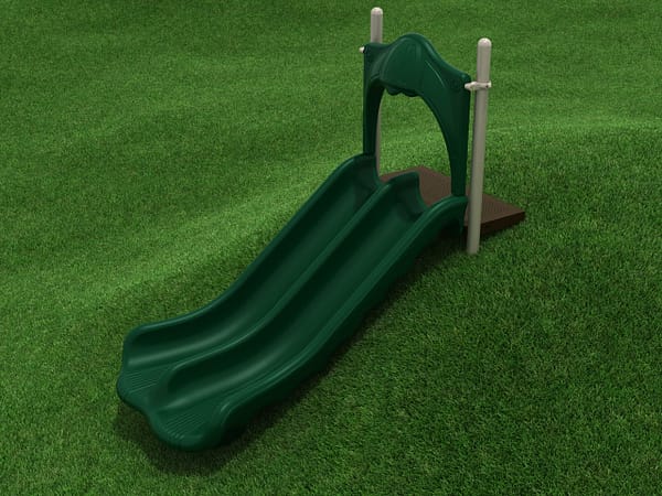 4' Double Straight Embankment Slide