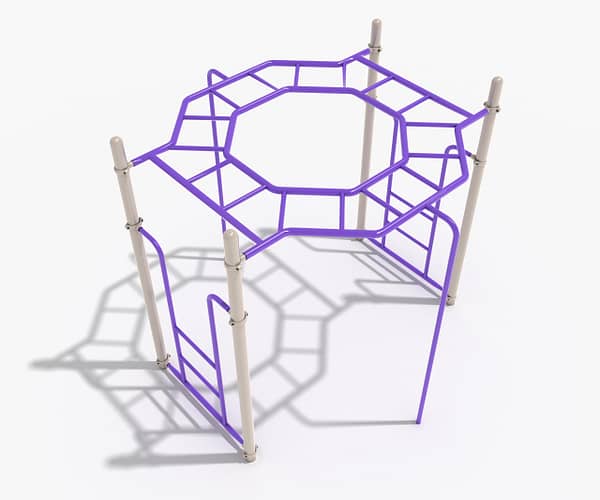 Octagon Rung Horizontal Ladder